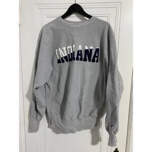 Vintage Indiana Stitched Champion Reverse Weave Crewneck XL